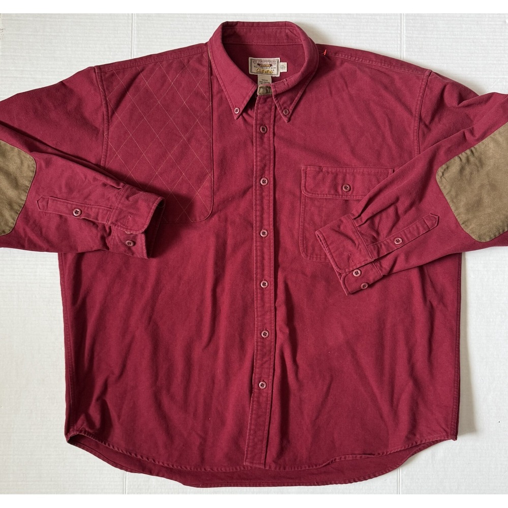 CABELAS Outfitter Series - Men's Heavy Flannel Hunting Fishing Shirt - 2X-Large